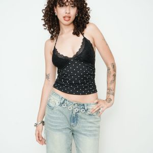 TOP LEIA POLKADOT
